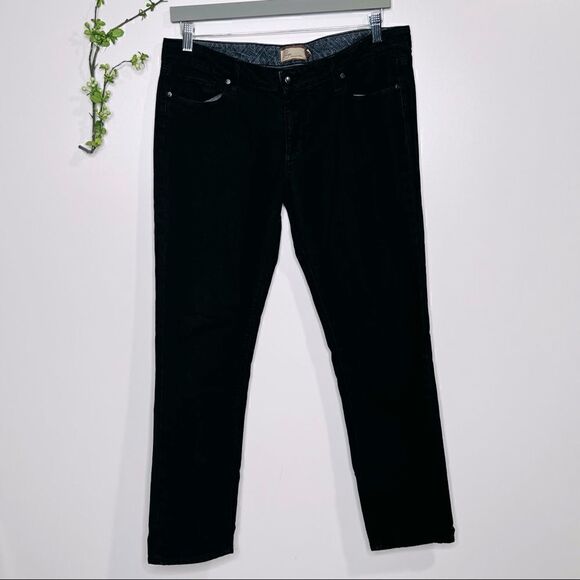 Paige Skyline Ankle Peg Jeans Black Wash - Picture 1 of 11